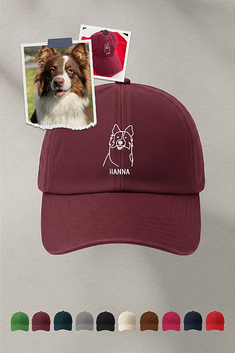 Boné - Pet Ilustração - Contorno