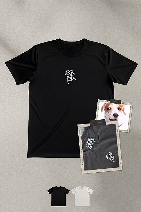 Camiseta - Pet Ilustração - Contorno