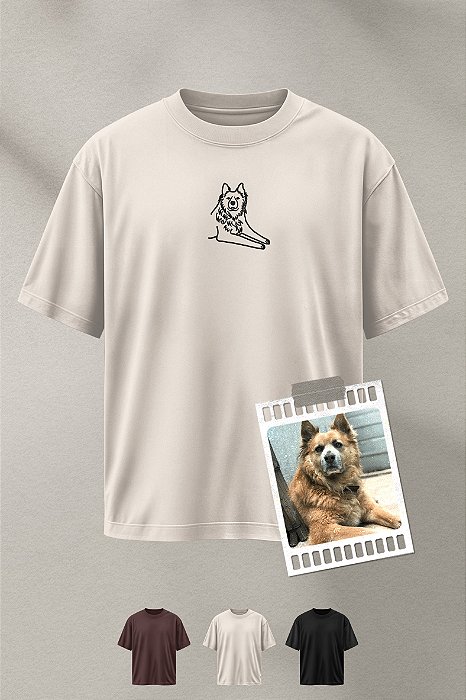 Oversized - Pet Ilustração - Contorno