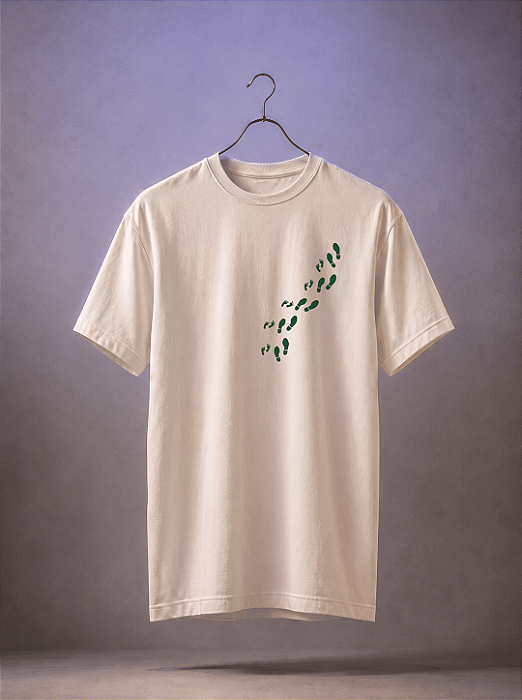Camiseta Dia dos Pais - Pegadas