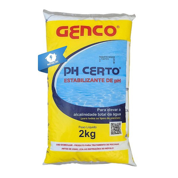 PH CERTO Alcalinizante Granulado 2KG Genco