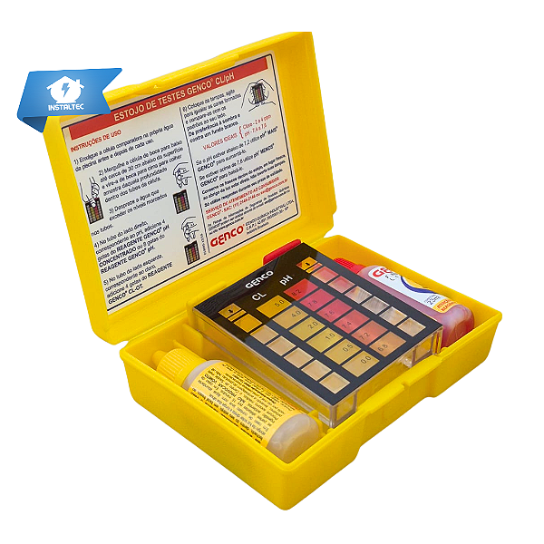 Estojo Kit de Análise Cloro/PH Genco