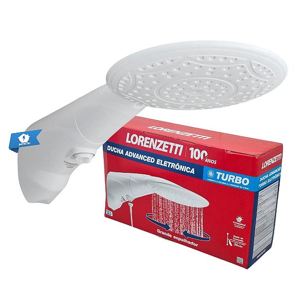 Ducha Advanced Turbo Eletrônica 127V 5500W Lorenzetti