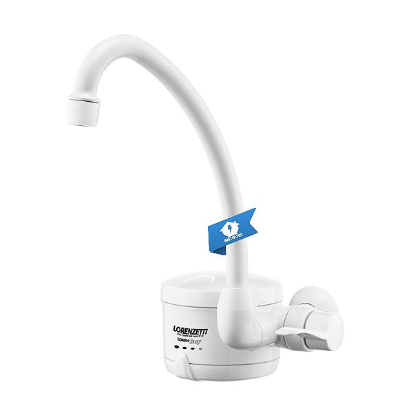 Torneira Elétrica 1/4 de Volta Branca 127V 4800W Lorenzetti
