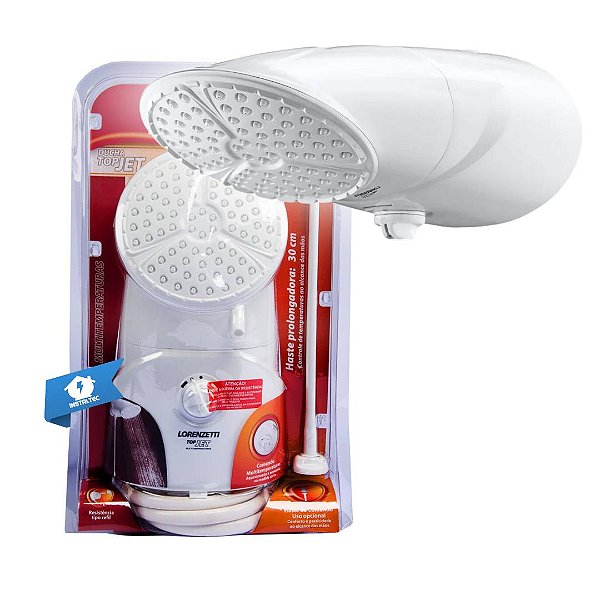 Ducha Top Jet Multitemperaturas 127V 5500W Lorenzetti