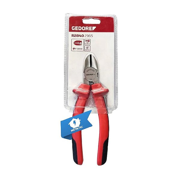 Alicate de Corte Diagonal 6 1/2'' Gedore