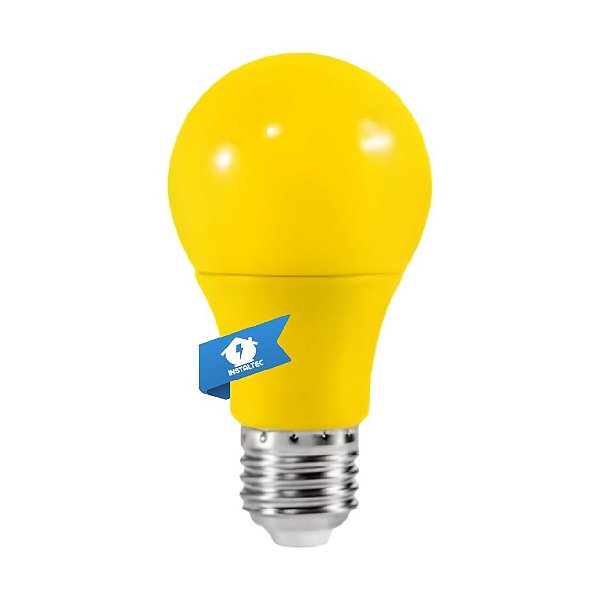 Lâmpada LED Bulbo A60 7W Amarela Foxlux