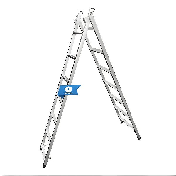 Escada Galvanizada 7 Degraus ALG