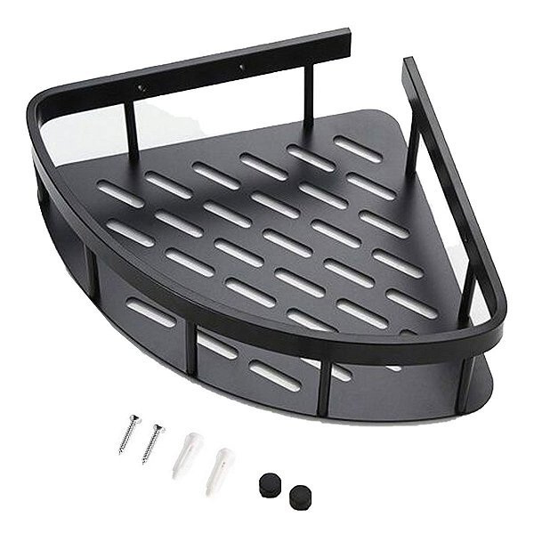 Suporte Prateleira de Canto Banheiro Box Porta Shampoo Sabonete Utensilios Casa Lavanderia Cozinha Multiuso Organizaçao