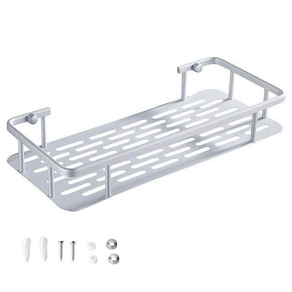 Suporte Prateleira Porta Shampoo Banheiro Sabonete Utensilios Higiene Pessoal Multiuso Resistente Organizaçao