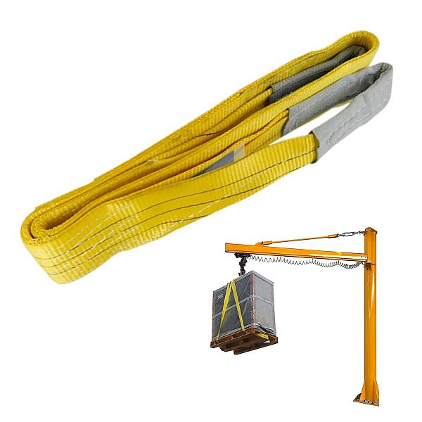 Cinta Elevaçao 6 Metros 3 Toneladas Guincho Obra Construçao Peso Caminhao Mudança Carga Pesada Resistente