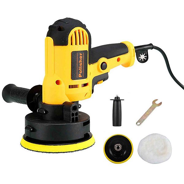 Maquina Polidora 700W Lixadeira Portatil Carro Metal Granito Polimento Politriz Polir Lixar Ferramenta Pintura