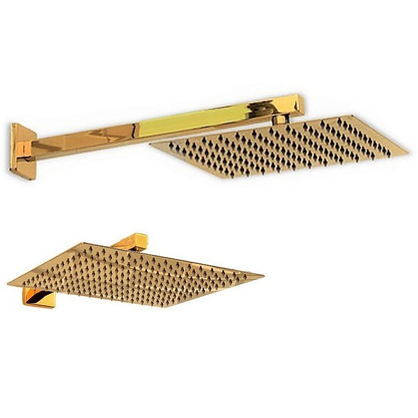 Ducha Chuveiro Slim 20x20 Banheiro Banho Piscina Area Externa Quintal