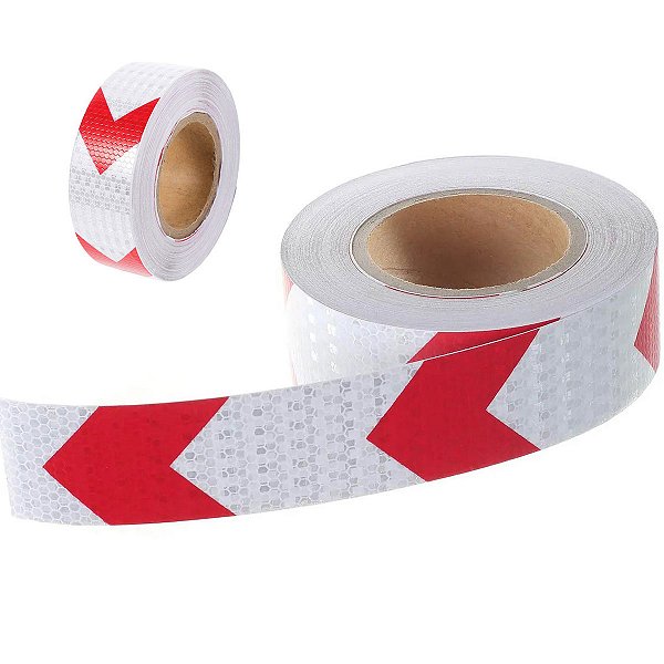 Faixa Refletiva 25 Metros Seta Segurança Sinalizaçao Estrada Rua Via Publica Transito Caminhao Bicicleta Carro Obra