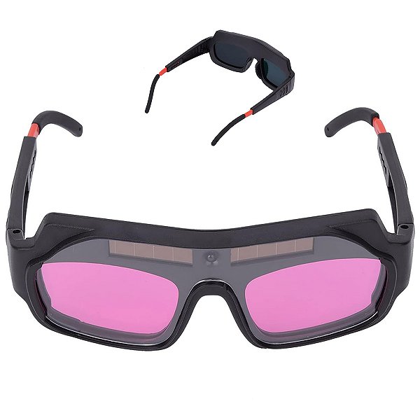 Oculos de Solda Solar EPI Anti Reflexo Escurecimento Automatico UV Soldador Eletrodo Protecao Segurança