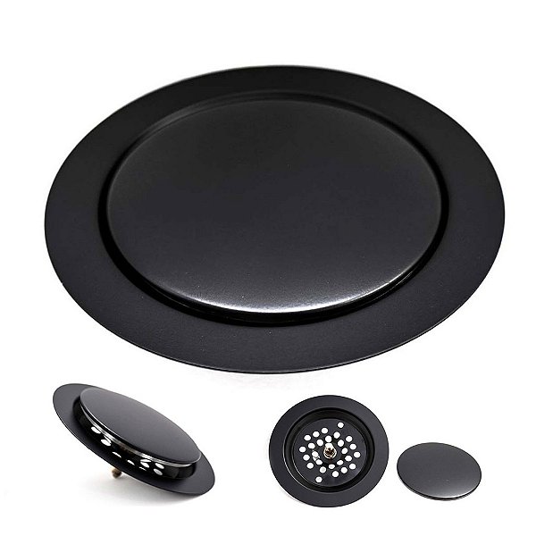 Ralo Click Inox Inteligente 10x10 Banheiro Lavabo Lavanderia Casa Cozinha Seguro Higienico