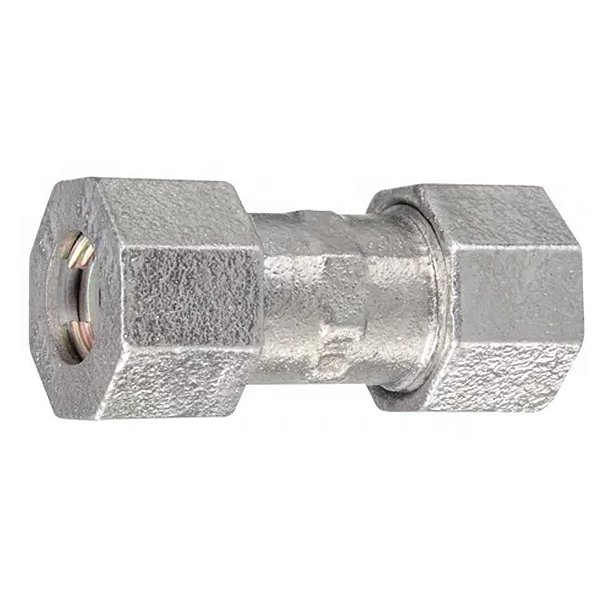 Luva Galvanizada 1/2 Polegadas Tupypres com Anel De Vedaçao Conexao tubos De Aço Polietileno Construçao Obra Hidraulica