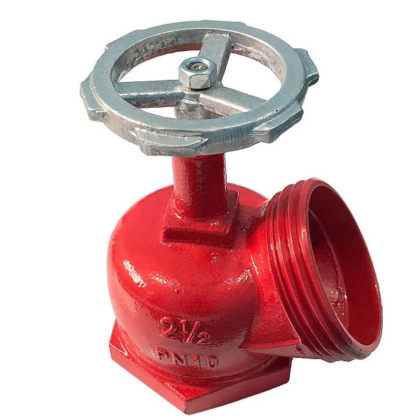 Registro Hidrante 2.1/2 Bombeiro Incendio Segurança Proteçao Valvula Edificio Predio Industrial Comercial Residencial