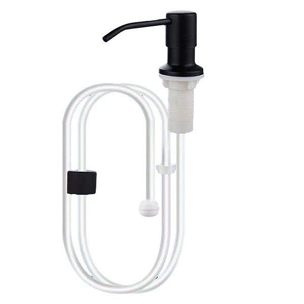 Dispenser Dosador Sabao Detergente Sabonete Liquido Embutir Mangueira Flexivel Pia Cozinha Banheiro Tanque Lavanderia