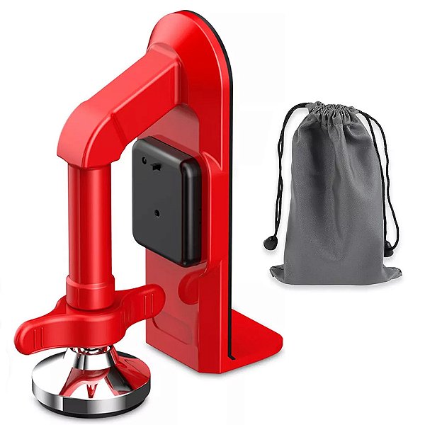 Trava De Porta Com Alarme 80 Dcb Portatil Evita Furto Roubo Segurança Casa Hotel Pousada Quarto Viagem Bloqueador