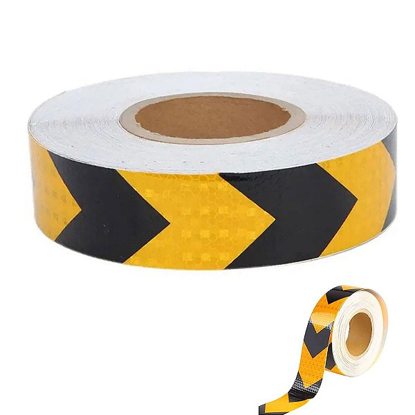 Faixa Refletiva Seta 25 Metros Sinalizaçao Estrada Rua Transito Segurança Obra Proteçao Caminhao Bicicleta Moto