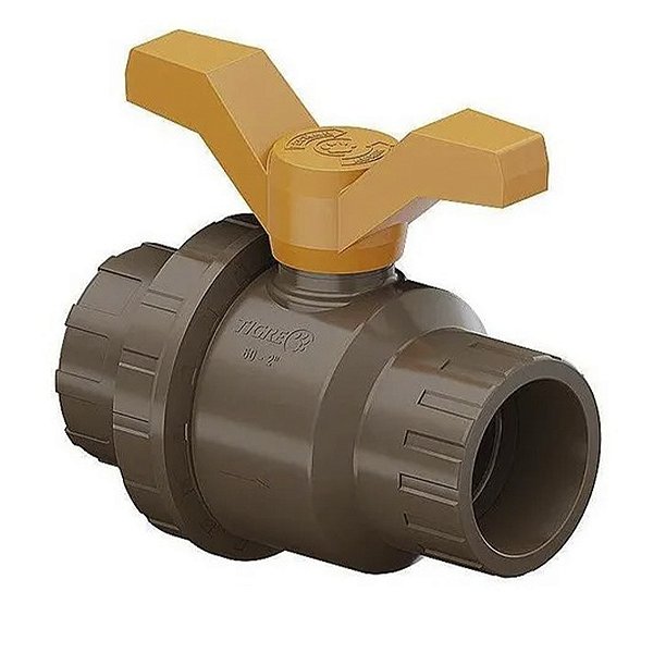 Registro Esfera Uniao Soldavel 60mm Tigre Obra Construçao Tubulaçao Encanamento