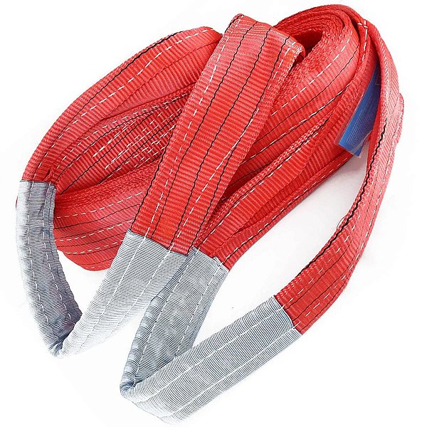 Cinta Elevaçao Carga 5 Toneladas 8 Metros Reforçada Guincho Guindaste Reboque Mudança Obra Construçao Maquinario Navio