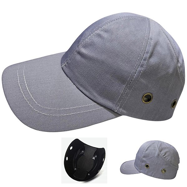 Bone com Capacete Obra EPI Construçao Reparo Conserto Oficina Casquete Segurança Proteçao Resistente