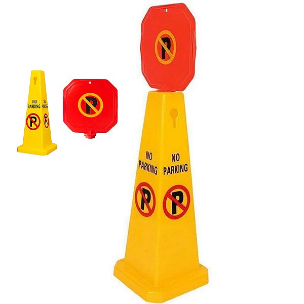 Cone Estacionamento Sinalizaçao Viaria Obra Avenida Estrada Rua Proibido Estacionar Isolamento Area Restrita Vaga