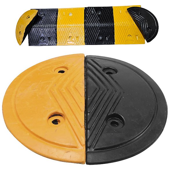 Acabamento Lateral Lombada Quebra Molas Estacionamento Shopping Condiminio Pavimentaçao Antiderrapante Modular