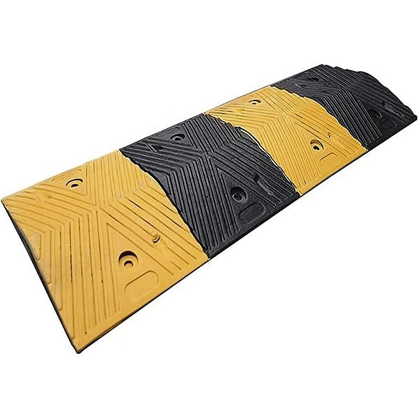 Lombada De Borracha Quebra Molas Redutor Velocidade Estacionamento Shopping Condominio Trafego Patio Modular Antiderrapa