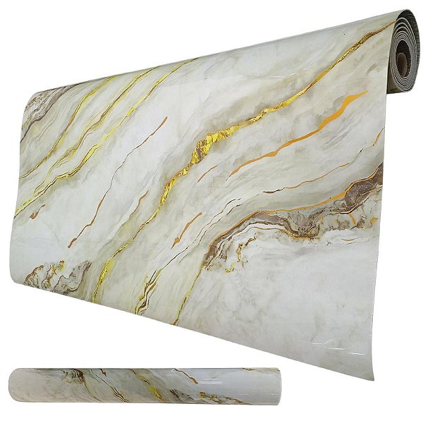 Papel de Parede Adesivo Autocolante Marmore Obra Reforma Reparo Envelopamento Moveis Casa Decoraçao