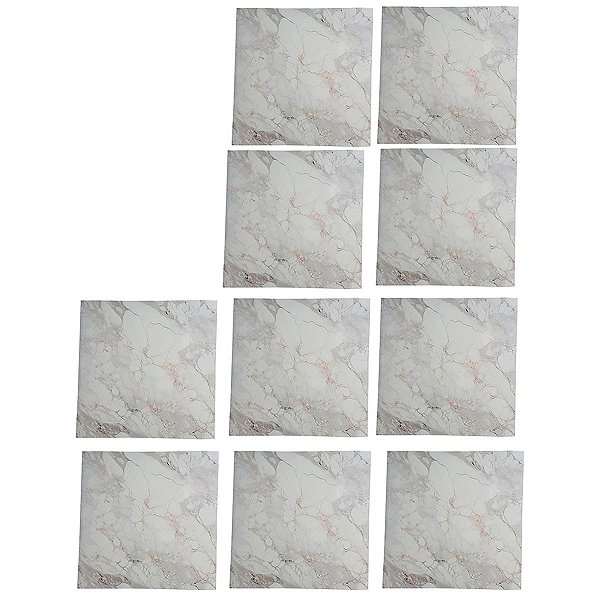 Placa Adesiva 3D Marmore Kit 10 uni Autocolante Papel de Parede Reforma Obra Casa Banheiro Cozinha Decoraçao