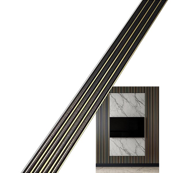 Painel Placa Ripado Parede Flexivel Decoraçao Sala Estar Quarto Empresa Casa Loja Comercio Recepçao