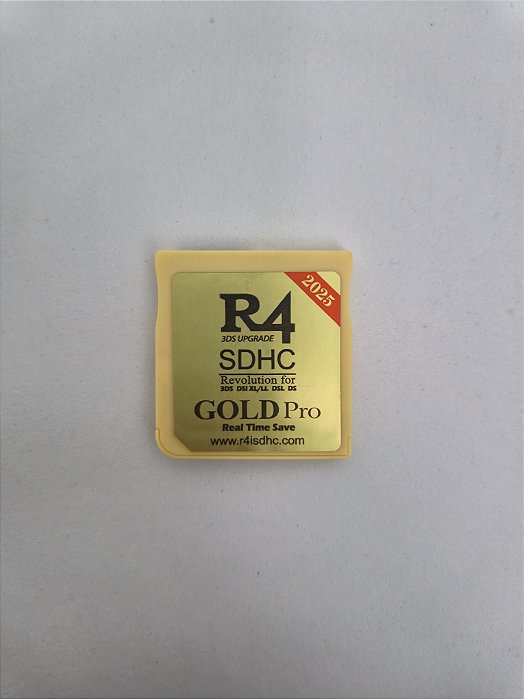 Cartucho R4 Gold Pro 2025 com mais de 3000 Jogos