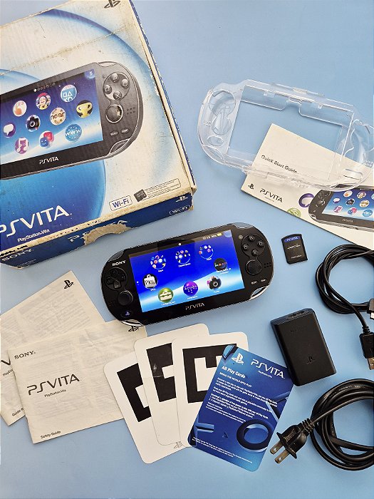 PS VITA (Psvita) OLED Preto Completo 64GB + The Amazing Spider-Man