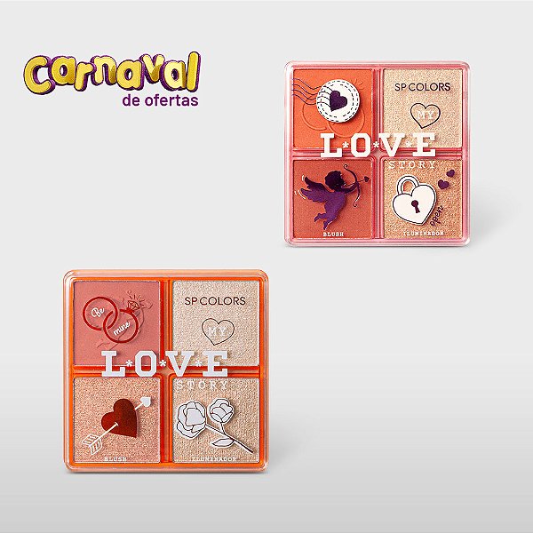 Blush e Iluminador My Love Story