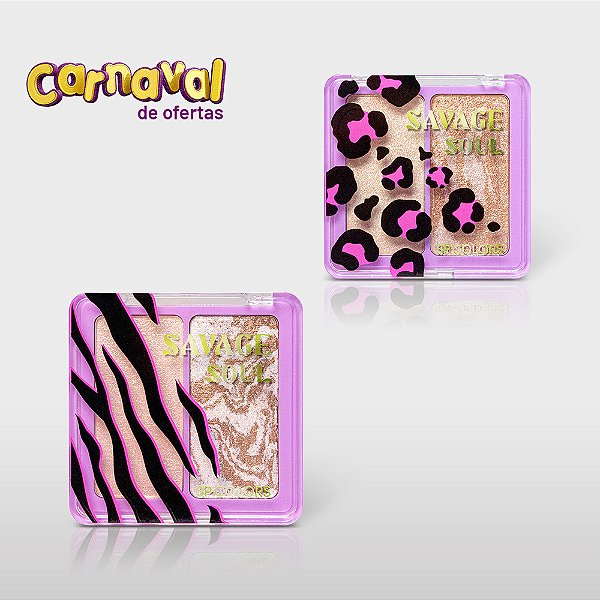 Iluminador e Bronzer Savage Soul