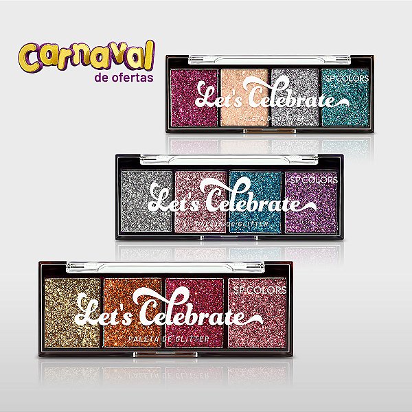 Paleta de Glitter Let's Celebrate