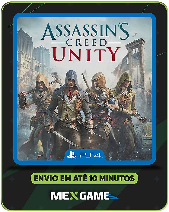 ASSASSINS CREED UNITY - PS4 - MÍDIA DIGITAL