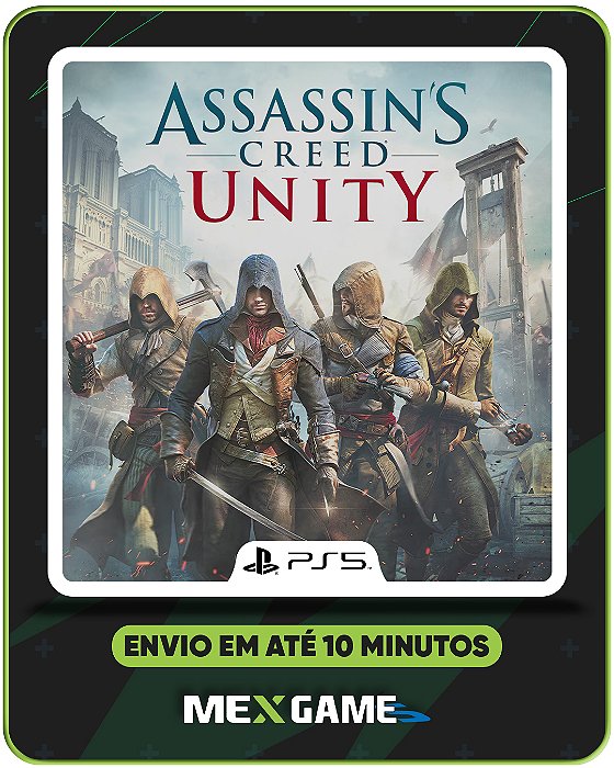 ASSASSINS CREED UNITY - PS5 - MÍDIA DIGITAL