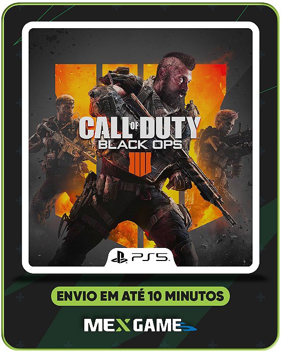 CALL OF DUTY BLACK OPS 4 - PS5 - MÍDIA DIGITAL