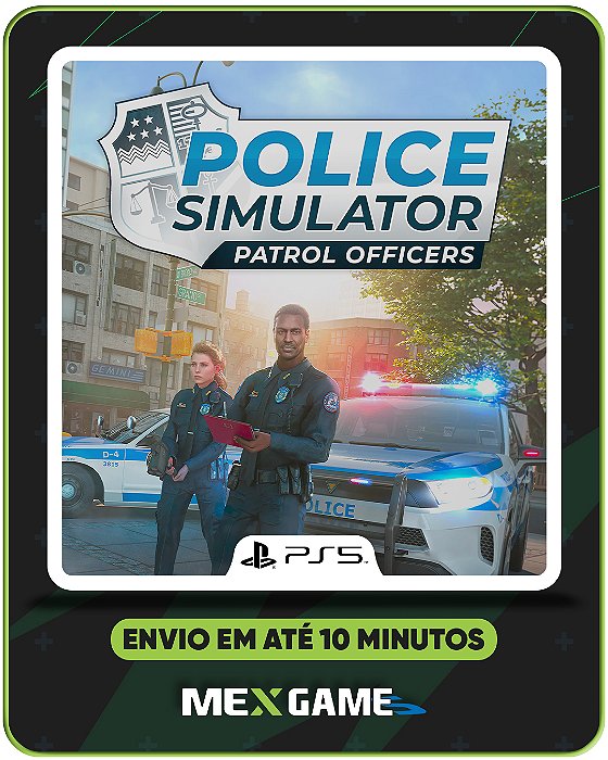 POLICE SIMULATOR - PS5 - MÍDIA DIGITAL