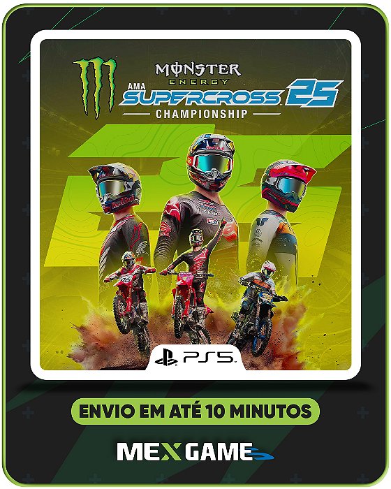 MONSTER ENERGY SUPERCROSS 25 - PS5 - MÍDIA DIGITAL