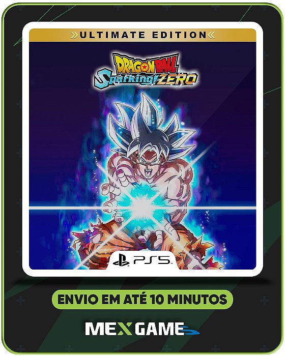 DRAGON BALL SPARKING ZERO ULTIMATE - PS5 - MÍDIA DIGITAL