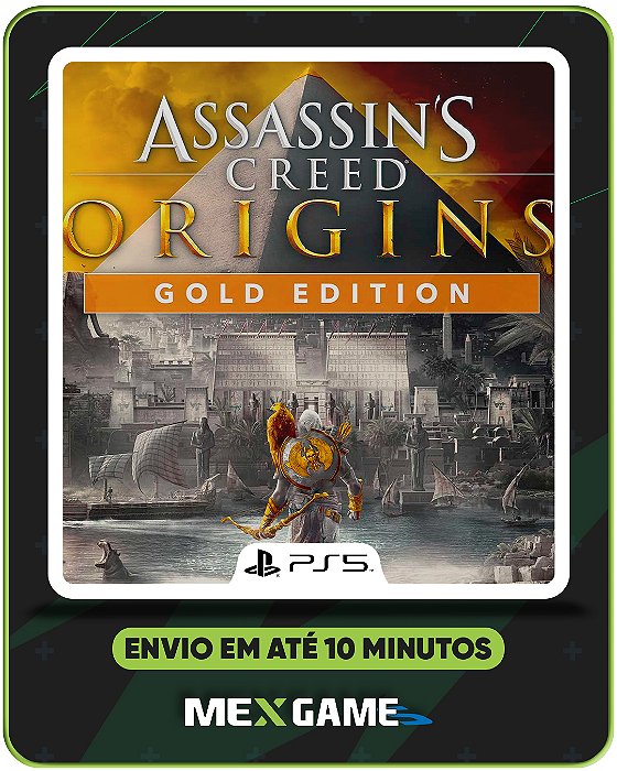 ASSASSINS CREED ORIGINS GOLD EDITION - PS5 - MÍDIA DIGITAL