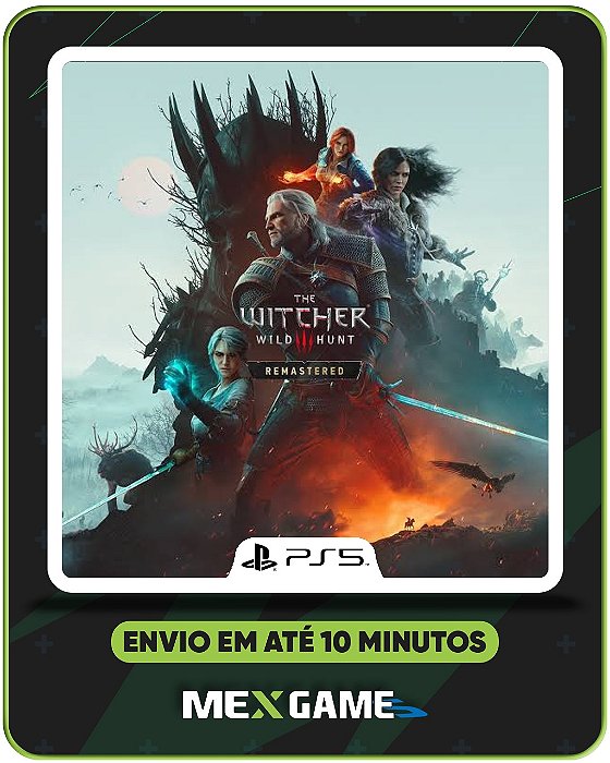 THE WITCHER 3: WILD HUNT — REMASTERED - PS5 - MÍDIA DIGITAL