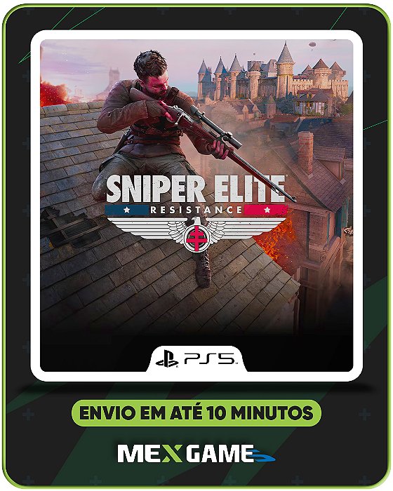 SNIPER ELITE RESISTANCE - PS5 -MÍDIA DIGITAL
