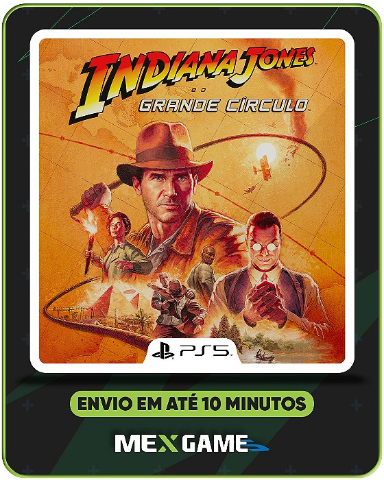 INDIANA JONES O GRANDE CIRCULO - PS5 - MÍDIA DIGITAL