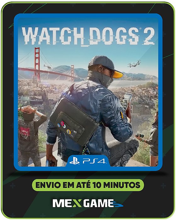 WATCH DOGS 2 - PS4- MÍDIA DIGITAL
